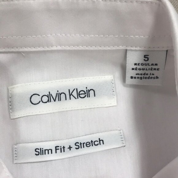 Calvin Klein Slim Fit Stretch Button-Down Shirt - Picture 4 of 6